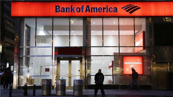 ارسال حواله دلار به بنک آو امریکا Bank of America